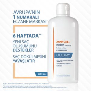 Ducray Anaphase Shampoo - Saç Dökülmesine Karşı Şampuan 400ml