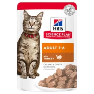 Hill's Adult Hindili Pouch Yetişkin Kedi Konservesi 85 Gr x 12